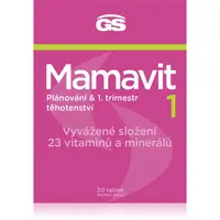 GS Mamavit 1 Plánování a 1. trimestr tablety pro ženy těhotné, kojící nebo plánující těhotenství 30 tbl