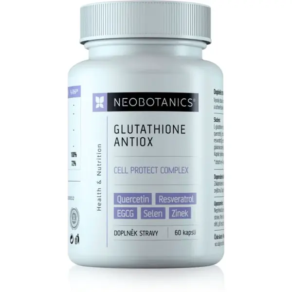 Neobotanics Glutathione Antiox kapsle pro podporu ochrany buněk před oxidativním stresem 60 cps