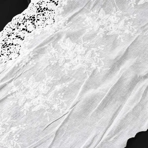 Cotton Lace Trim Fabric