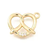 Brass Micro Pave Cubic Zirconia Pendants