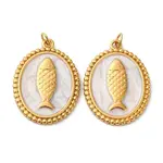 304 Stainless Steel Enamel Pendants