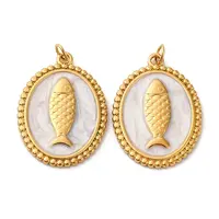 304 Stainless Steel Enamel Pendants