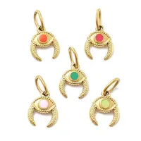 304 Stainless Steel Enamel Pendants