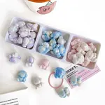 Two Tone Color Opaque Acrylic Beads