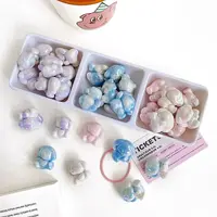 Two Tone Color Opaque Acrylic Beads