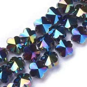 Electroplate Glass Beads Strands