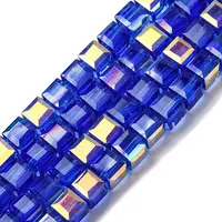 Electroplate Glass Beads Strands