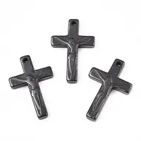 Synthetic Non-magnetic Hematite Pendants