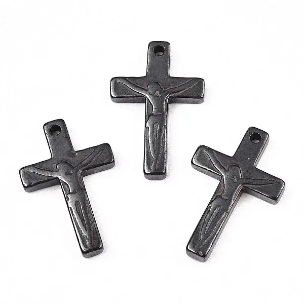 Synthetic Non-magnetic Hematite Pendants