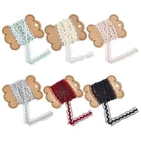 12m 6 Colors Braided Net Lace Elastic Cord/Band