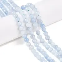 Dyed Natural White Jade Beads Strands