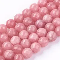 Natural White Jade Bead Strands