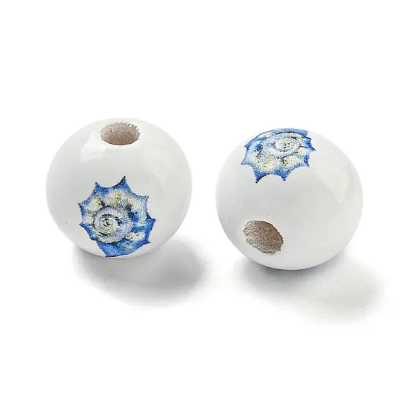 Natural Wood European Beads
