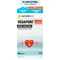 NatureVia Vegapure Cardio mäkké tobolky na udržanie normálnej hladiny cholesterolu 60 cps