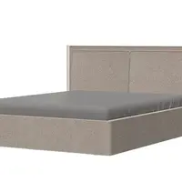 Manželská postel celočalouněná 160x200cm renfri - šedá