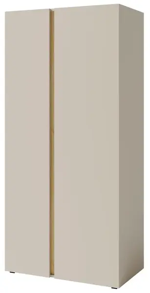 Dvoudveřová šatní skříň hailee - béžová/dub olejovaný