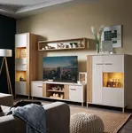 Malý obývací pokoj katharos - béžová/dub artisan