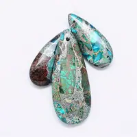 Natural Regalite/Imperial Jasper/Sea Sediment Jasper Pendants
