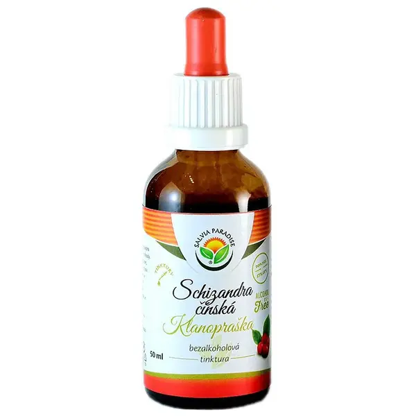 Salvia Paradise Schizandra čínská bezalkoholová tinktura bylinná tinktúra pre duševnú pohodu 50 ml