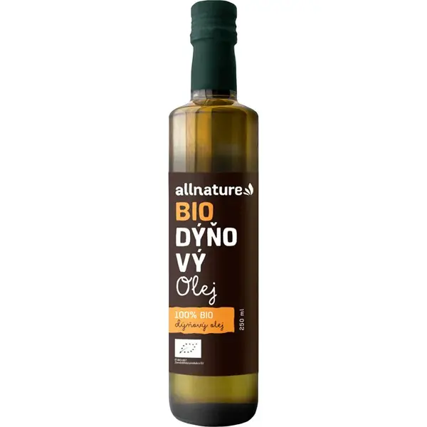 Allnature Tekvicový olej BIO tektvicový olej v BIO kvalite 250 ml