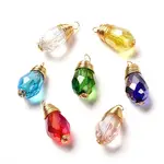 Electroplate Glass Pendants