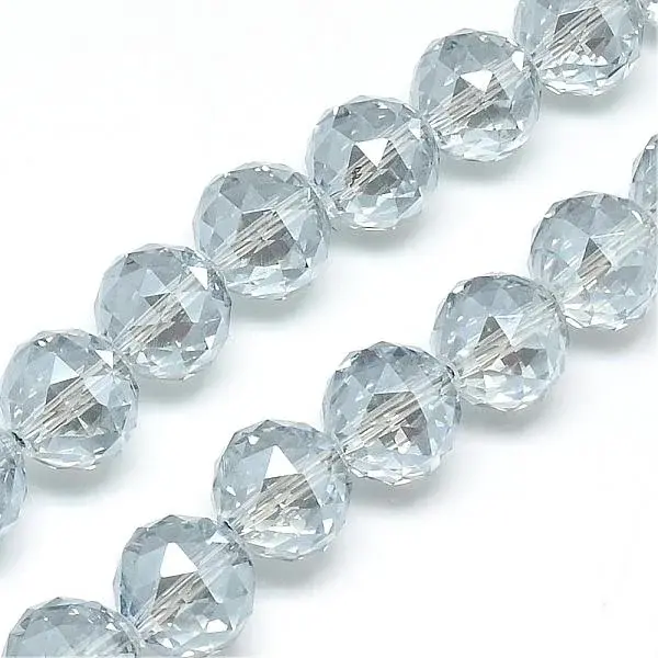 Electroplate Glass Bead Strands