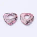 Natural Rhodonite Pendants