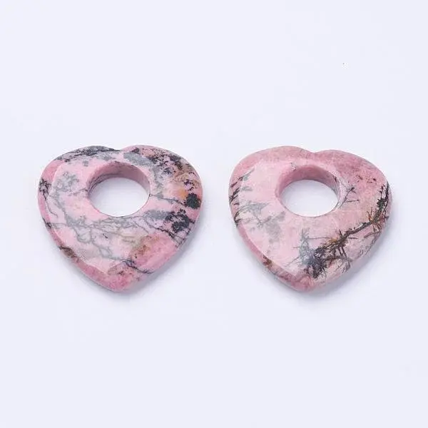 Natural Rhodonite Pendants