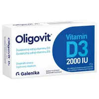 Oligovit Vitamin D3 2000IU 60 tobolek Galenika