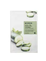 Mizon Plátýnková 3D maska s okurkou pro zářivou a hydratovanou pleť Joyful Time (Essence Mask Cucumber) 23 g