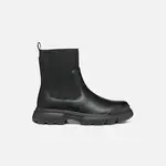 Black Girls Ankle Boots Geox Junette - Girls