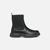 Black Girls Ankle Boots Geox Junette - Girls