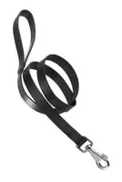 Vodítko kožené natural G 120cmx15mm černé