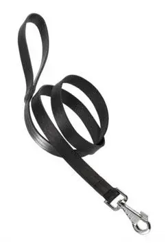 Vodítko kožené natural G 120cmx15mm černé