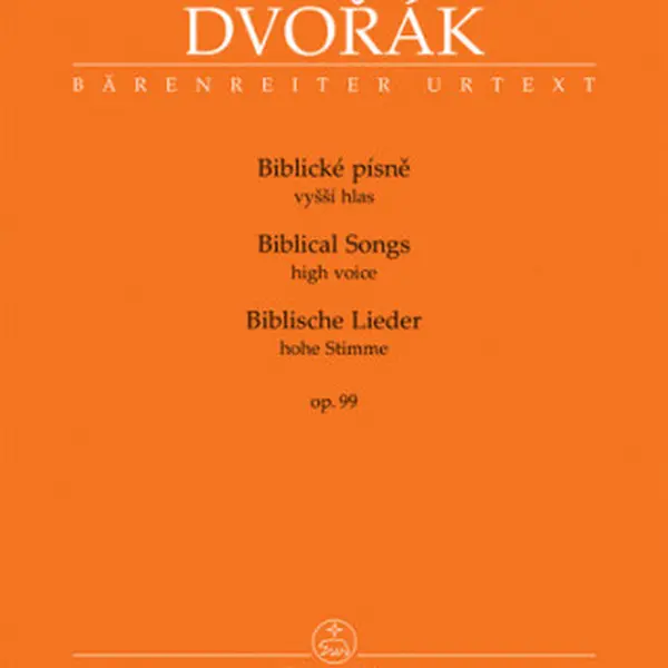 Biblické písně vyšší hlas, op. 99 - Antonín Dvořák