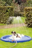 Podložka pes koupací s tryskami 100cm modrá Karlie
