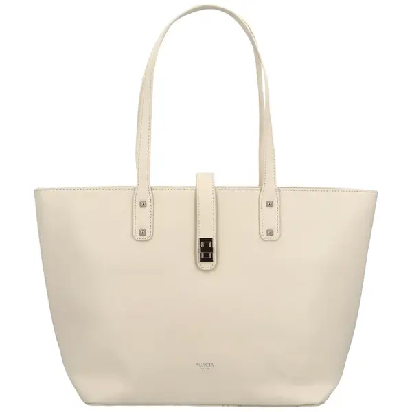 Elegantní dámská kabelka přes rameno Acacia Girio, krémově bílá