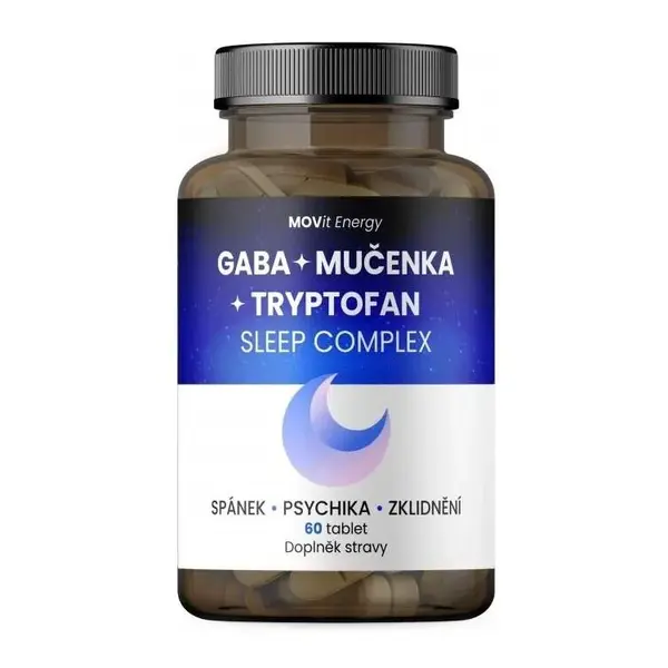 MOVit Gaba+Mučenka+Tryptofan Sleep complex 60 tablet