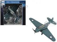 Douglas TBD-1 Devastator Bomber Aircraft "Battle of Midway Lt Cdr EE Lindsey VT-6 USS Enterprise" (1942) United States Navy "SkyMax Models" Series 1/