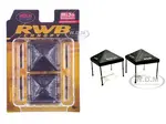"RWB (RAUH-Welt BEGRIFF)" Canopy 2 Piece Set Black Limited Edition for 1/64 Scale Models by American Diorama