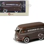 1938 International D-300 Delivery Van Brown "Wisconsin Ice &amp; Coal Co. - Coal Fuel-Oil Coke" Limited Edition to 125 pieces Worldwide 1/43 Model Ca
