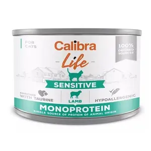 Calibra Cat Life konzerva Sensitive Lamb Monoprotein 200 g
