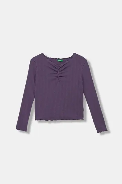 Detské tričko s dlhým rukávom United Colors of Benetton