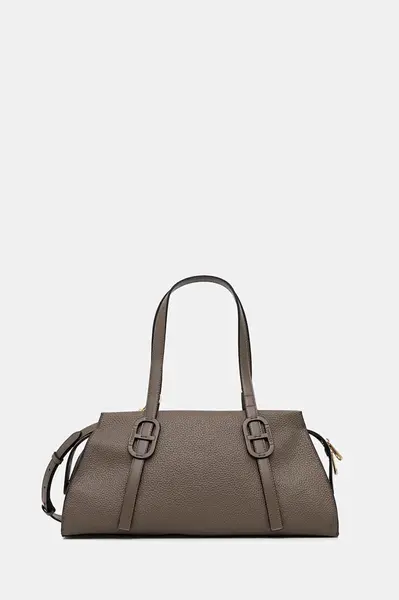 Kabelka Twinset hnědá barva, 252TD8283