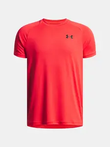 Chlapecké tričko Under Armour UA Tech 2.0 SS-RED - Kluci