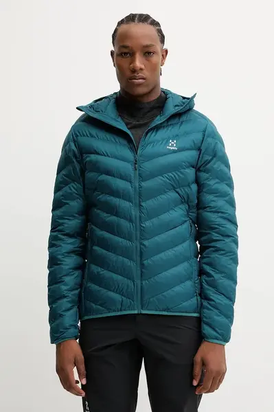 Sportovní bunda Haglöfs Särna Mimic zelená barva, 607771