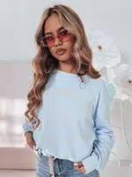Bluza damska one size oversize KALISTYLE błękitna Dstreet