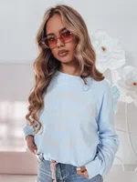 Bluza damska one size oversize KALISTYLE błękitna Dstreet