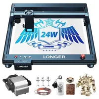 LONGER Laser B1 20W Laser Engraver Cutter 4-core Laser Head 22-24W Output Power 450 x 440mm Engraving Area