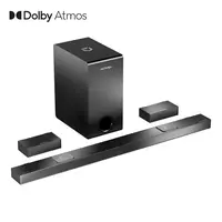 Ultimea Nova S80 Soundbar Subwoofer Speaker Kit 5.1.2 CH 4K HDR Passthrough Dolby Atmos Decoding 520W Peak Power
